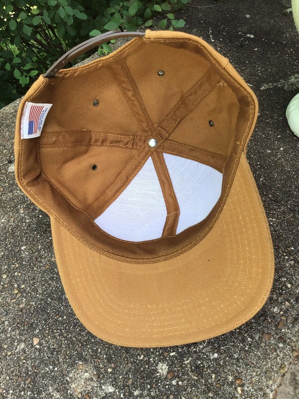 Vintage Trucker Hat Canvas Duck Springfield IL Public Works Patch Snapback USA gallery