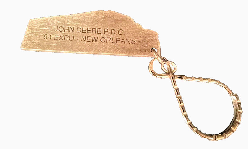 John Deere Parts Distribution Parts Semi Key Chain PDC 1994 Expo New Orleans gallery