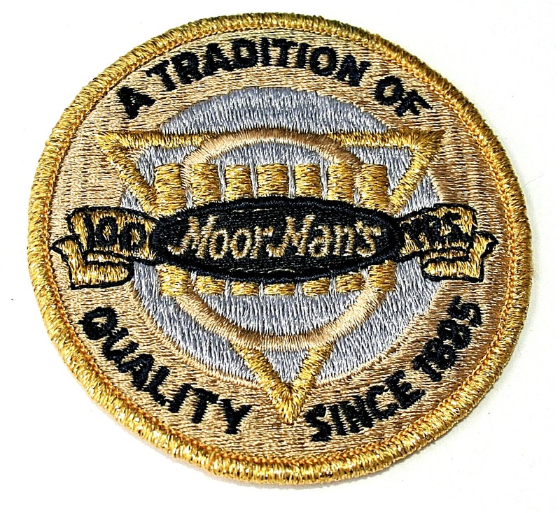 VTG MoorMan’s 100 Years Animal Food Feeds 1970s Cloth Patch New NOS 1985