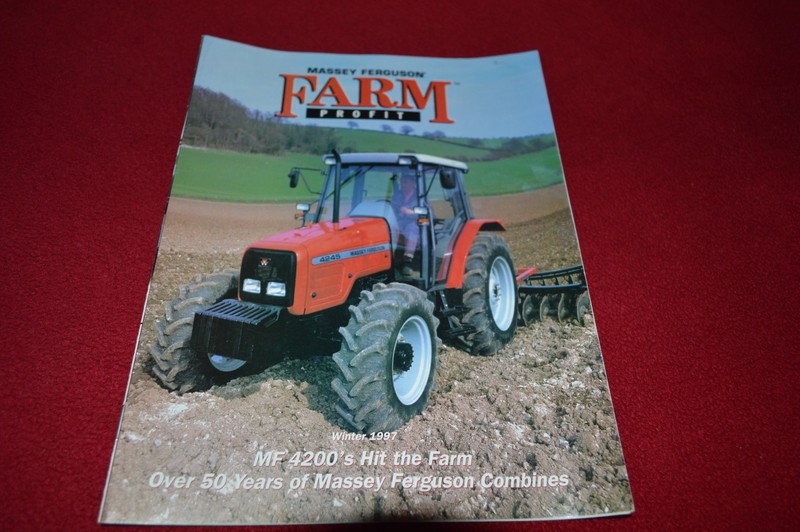 Massey Ferguson Farm Profit Winter 1997 Dealer Magazine Dealers Brochure AMIL4