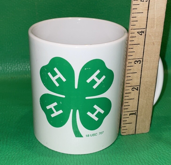 4H Club Coffee Cup Mug 4 H Green Four Leaf Clover gallery