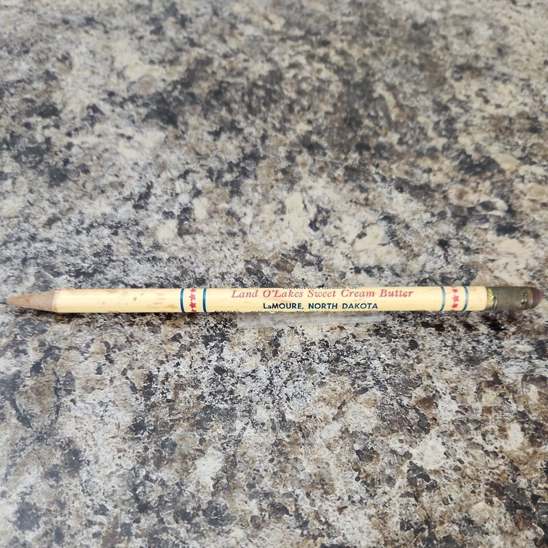 Farmers Coop Creamery Assn Land O Lakes Butter LaMoure North Dakota Pencil Seed