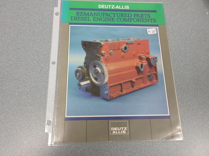 Deutz-Allis Engine Sales Brochure 6 pages