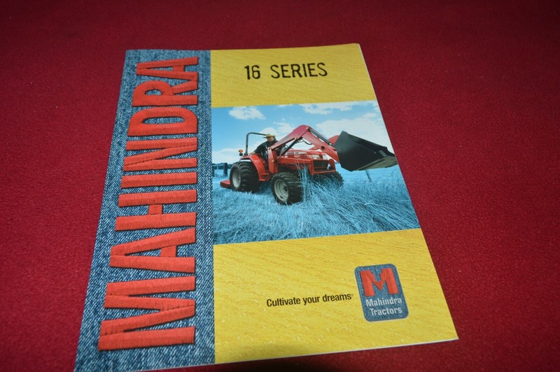 Mahindra 1816 2216 2516 2816 3316 Tractor Dealers Brochure CDIL