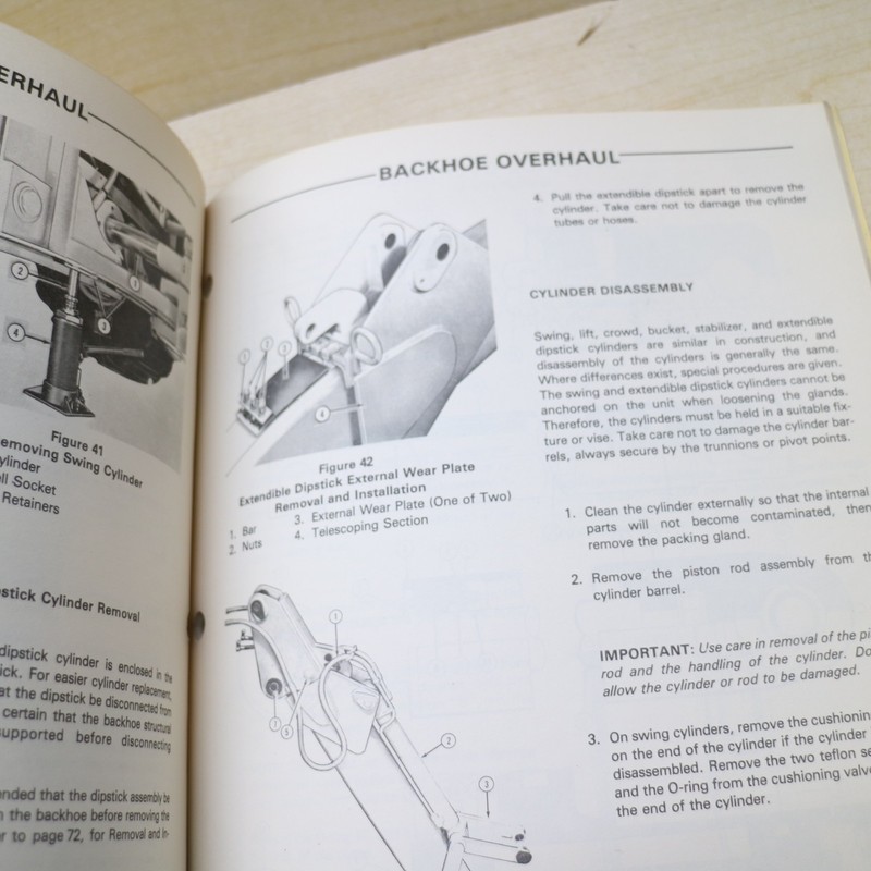 Ford 765 Backhoe Loader Repair Manual guide book service shop troubleshooting gallery