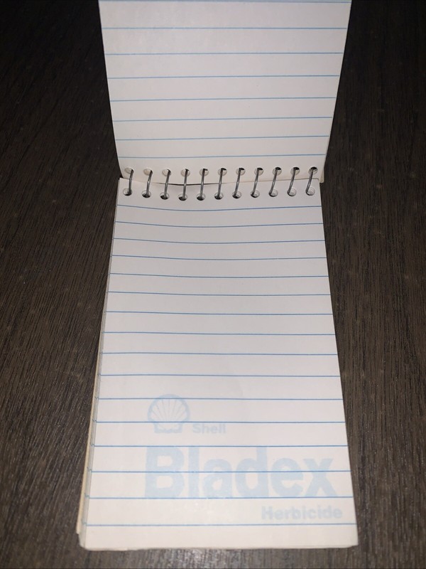 Vtg Bladex Herbicide By Shell Chemical Co. Pocket Farmer Ag Notebook gallery