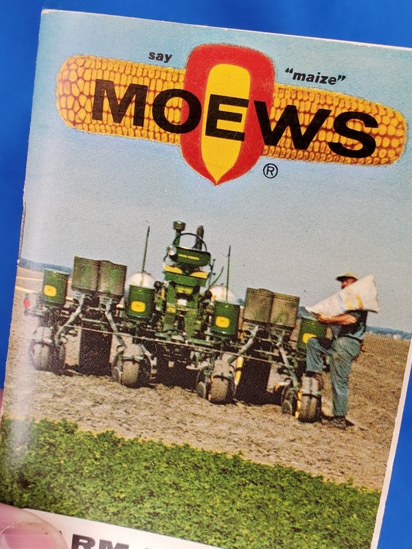 MOEWS 1964 - 1965 Farm Memo Book AG Advertising W. Saathoff Parkersburg IA gallery