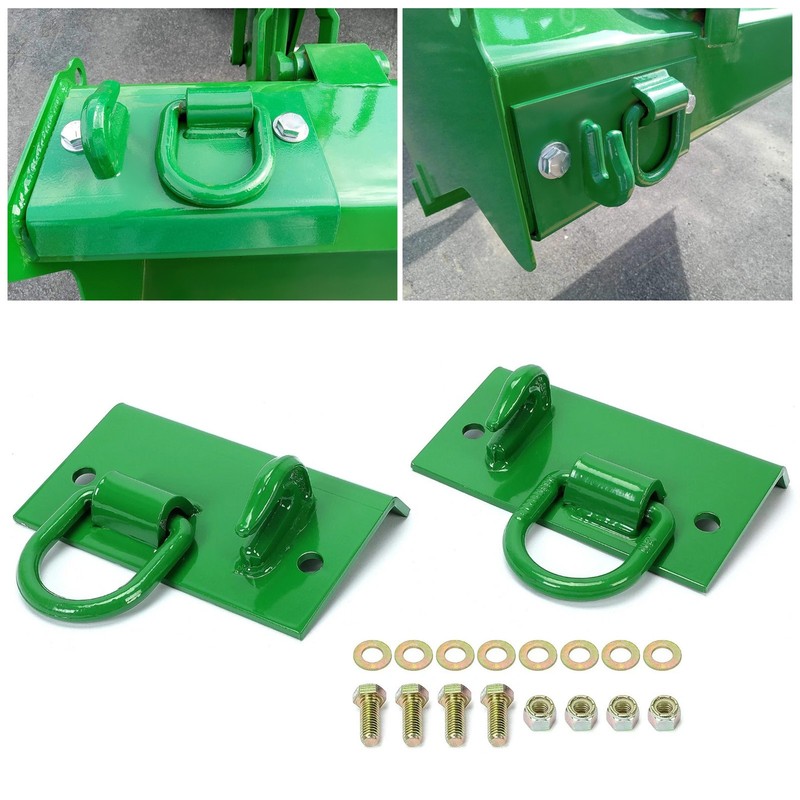 D-Rings Grab Hooks For John Deere 1025R 2032R 3320 2520 49″ 53″ Materials Bucket