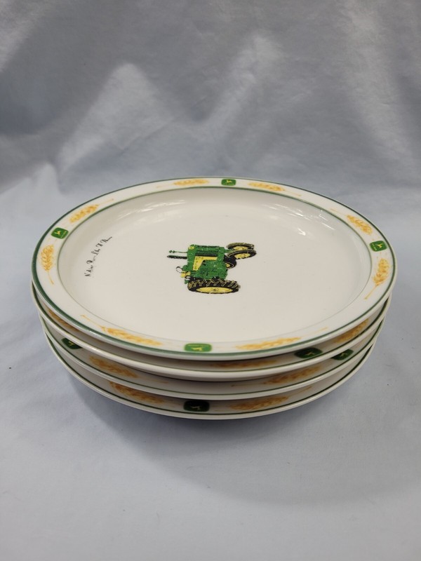 4 Gibson John Deere Amber Waves Salad Plates Nothing Runs Like A Deere. 23