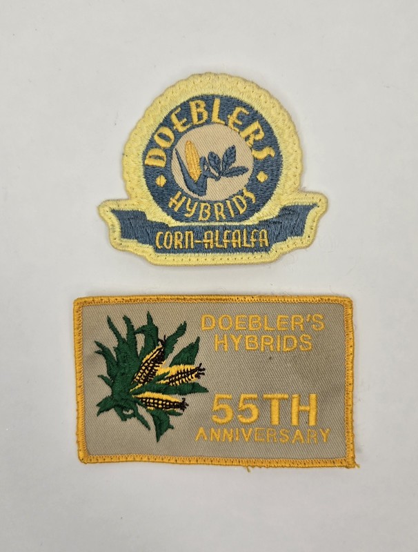 Lot Of 2 Vintage Doeblers Hybrids Corn Alfalfa Patches