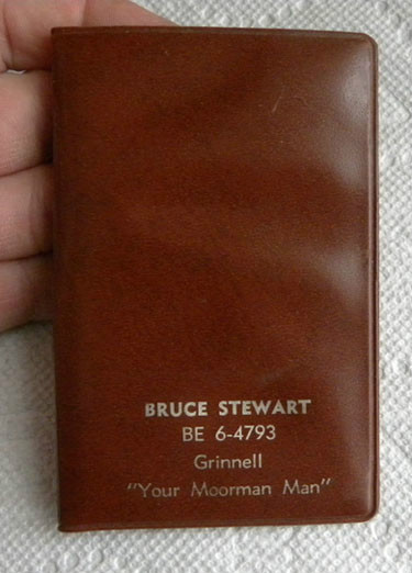 1961 Bruce Stewart Moormans Man,Grinnell,Iowa,Hog Pig Feed,Moorman Farm Notebook