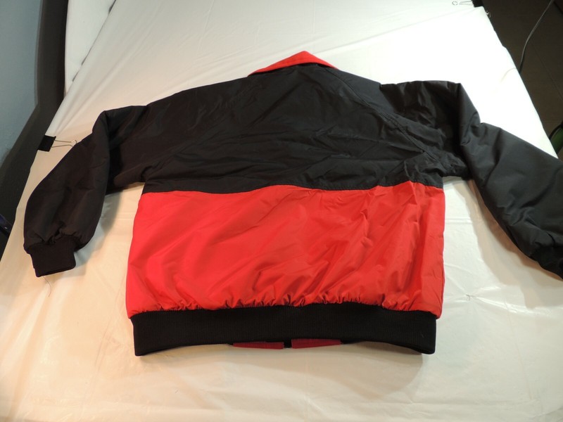 Wear Guard Mens Coat Size Large Red and Black Full Zip Fleece Lined FS FEED gallery