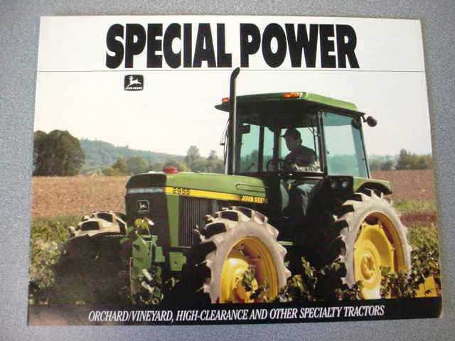 John Deere 2355N 2855N & High Clear 2755 2955 4255 Tractor Brochure 16 Pages