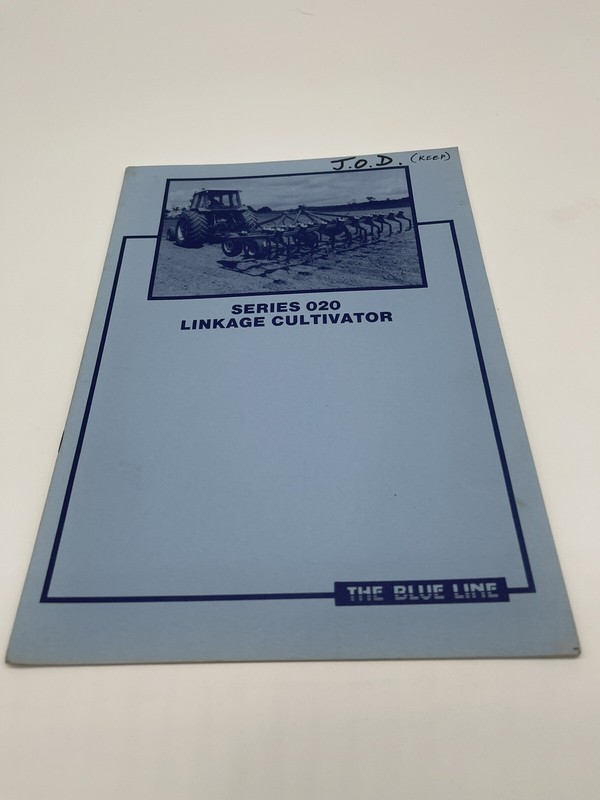 Ford Series 020 Linkage Cultivator Owners Parts Manual Implement Tractor