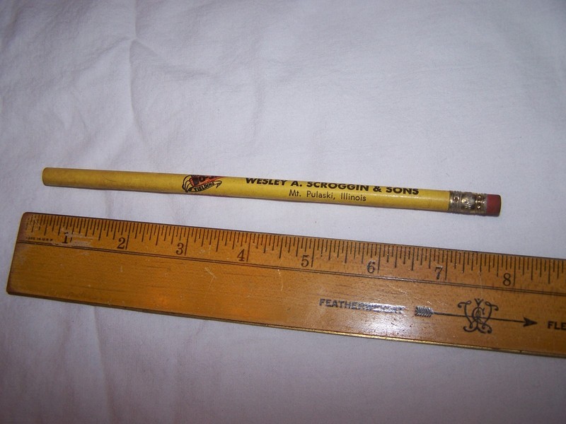 Vintage BO-JAC Hybrid Seed Corn Pencil MT PULASKI ILLINOIS - Wesley A Scroggin
