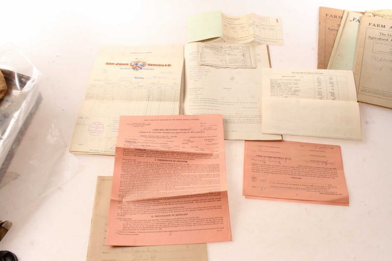12 John Deere & Univ Nebraska Agriculture 1920s/30s Farm Record Books & Papers gallery