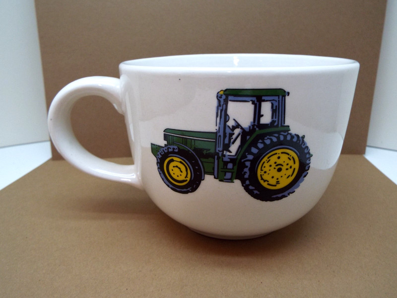 LARGE JOHN DEERE COFFEE – SOUP MUG / CUP BY GIBSON