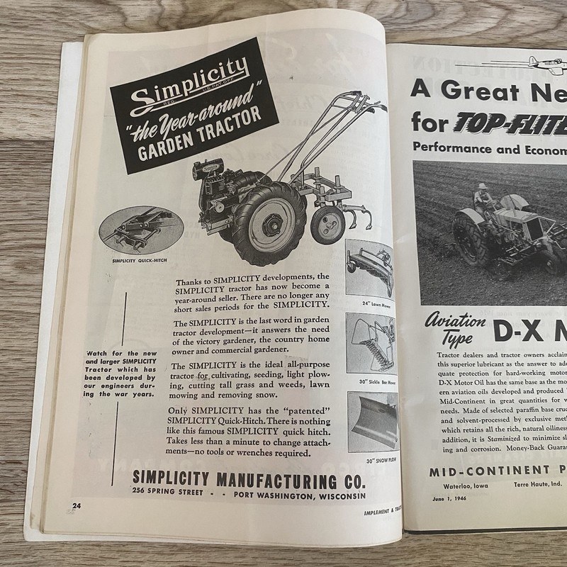 Timken Implement & Tractor Catalog 1946 Advertising Sales Published Bi Weekly gallery