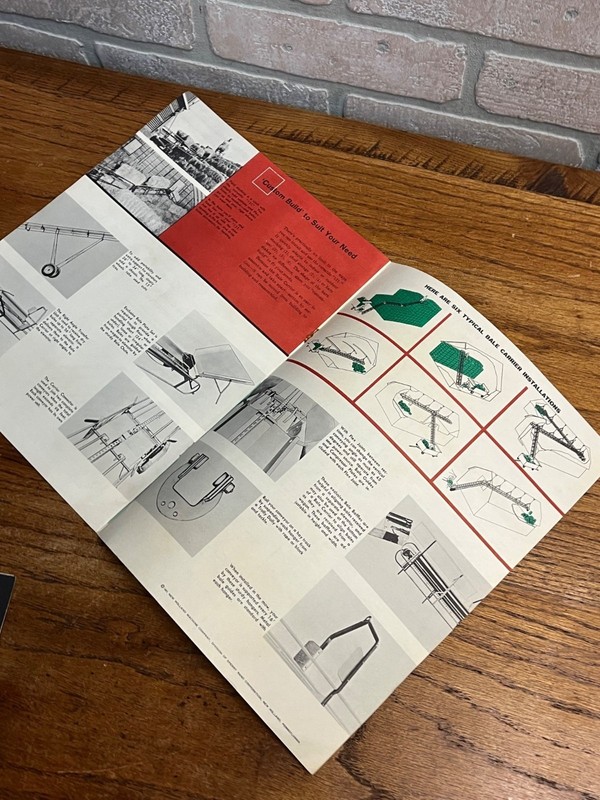 Vintage New Holland Farm Sale Brochures Feed Bunks 131 Bale Carrier 155 Elevator gallery