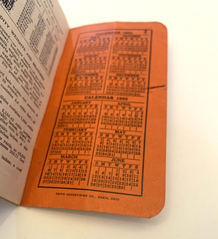 1950s DAVCO Granulated Fertilizer Davidson Chemical Notebook Calendar 1954 IN gallery