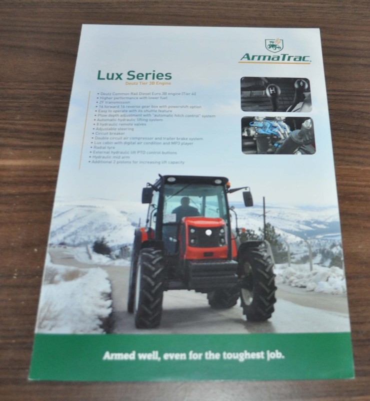 ArmaTrac Lux Series Deutz Tractor Turkey Brochure Prospekt