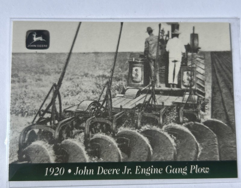 1920 John Deere Junior Engine Gang Plow 1996 Series Number 28 Series