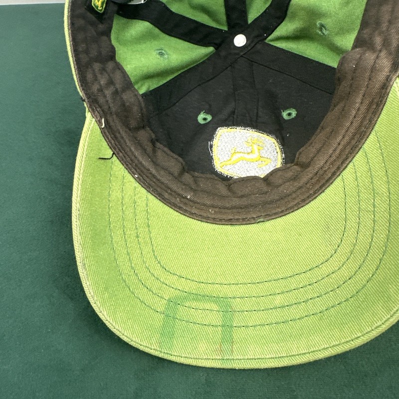 John Deere Cap Hat Toddler Elastic Back Cotton Green gallery