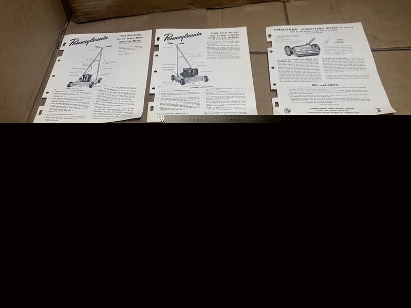 Pennsylvania Lawn Mower Reel Rotary Instructions / Parts List LOT T35 T45 R9 180 gallery