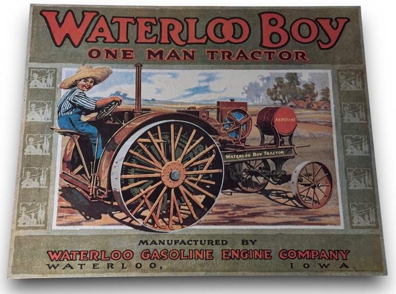 THE WATERLOO BOY One Man Tractor Waterloo Gasoline Engine Co. 20 3/4″ x 16 3/4″
