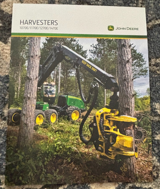 John Deere 1070E 1170E 1270E 1470E Harvesters For 2011 Brochure DCPA26