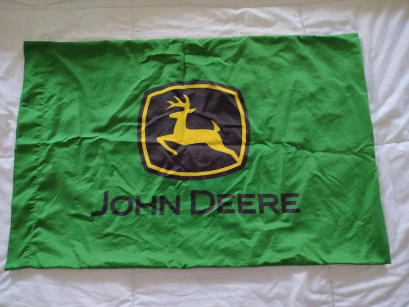 Licensed JOHN DEERE PiLLOWCASE And Flat Sheet 100%Polyester