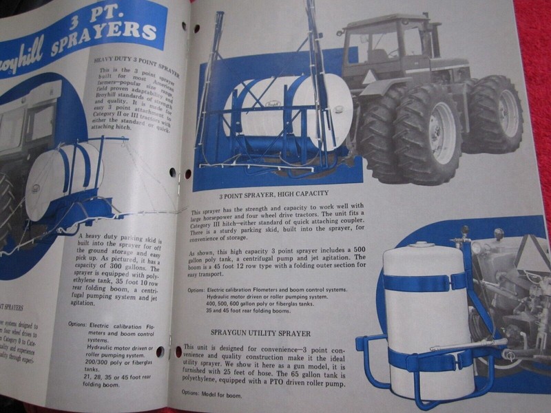 1977 BROYHILL SPRAYING & LIQUID APPLICATION EQUIPMENT 24 PAGE BROCHURE gallery