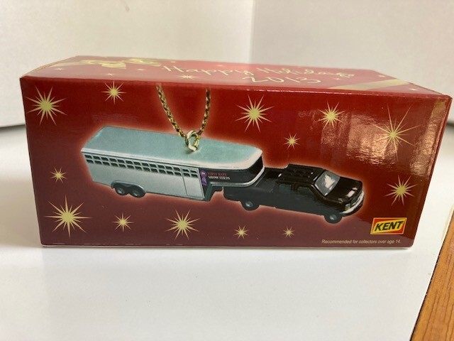 Kent Feeds Ford F-250 Truck with Trailer 2013 Ornament 1st Gear MINT with Box