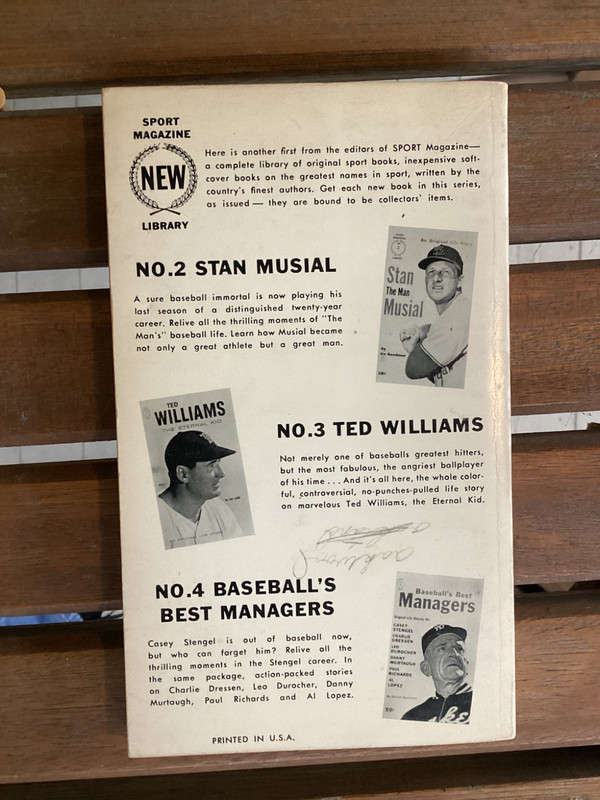 Original 1961 1st printing Mickey Mantle Indispensable Yankee Dick Schaap Book gallery