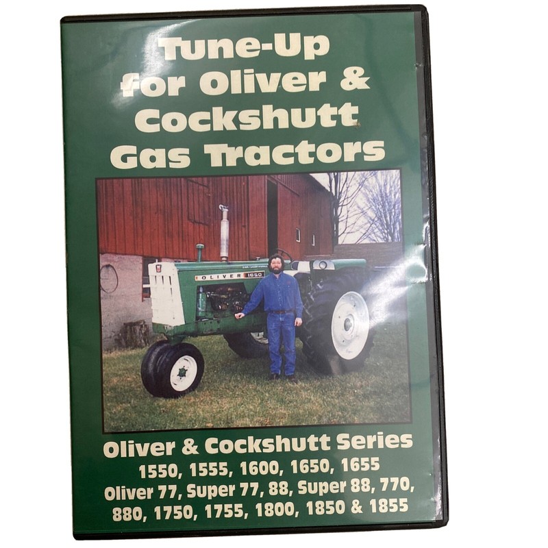 Oliver Cockshutt 1650 1655 1750 1755 1800 1850 1855 Tractor Service Tune-up DVD