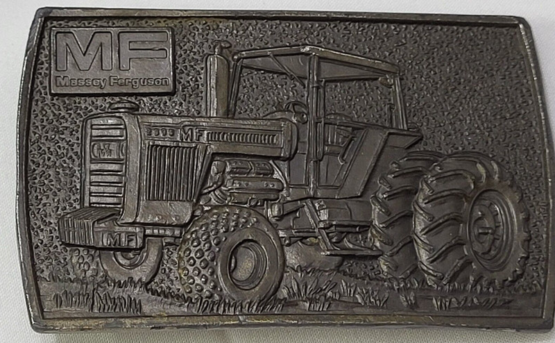 Vtg 1978 Massey Ferguson 2805 Tractor Brass Belt Great American Buckle Co USA