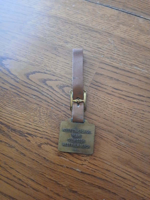 Vintage Kellly Tractor Co Caterpillar FOB ! RARE Miami Clewiston West Palm Be gallery