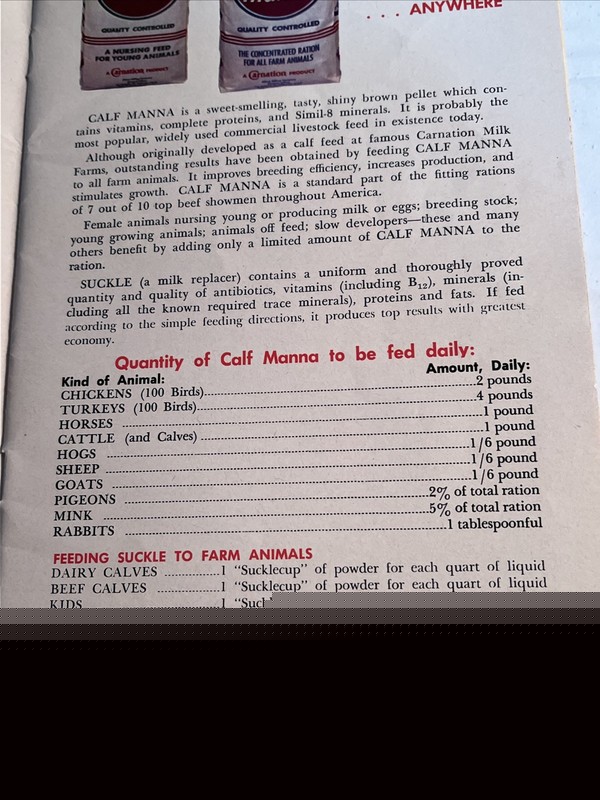 Vintage 1969 Albers Milling Co Raising Better Livestock Booklet, F-658-64 gallery