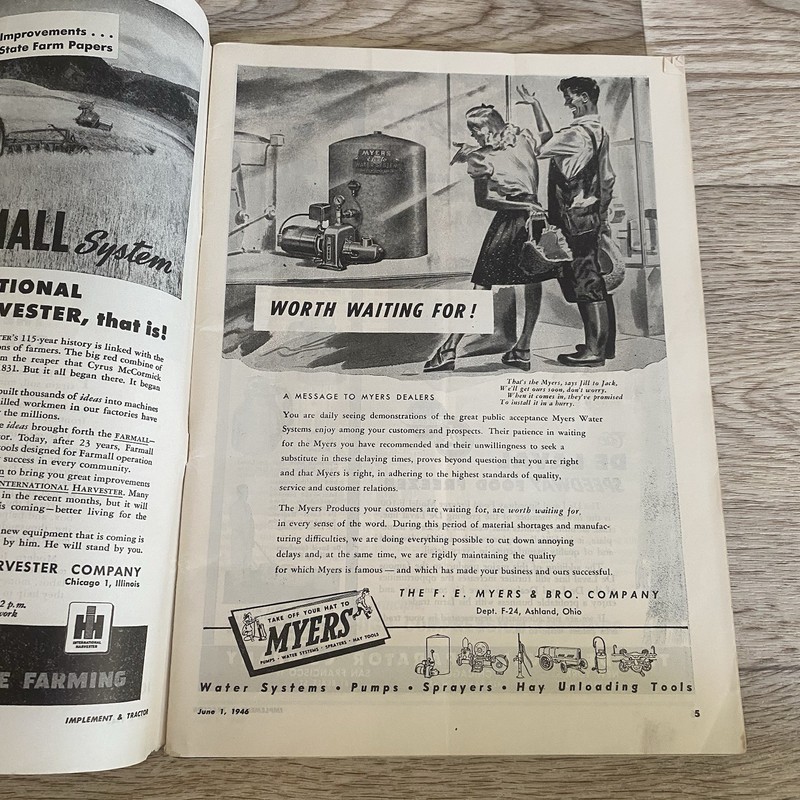 Timken Implement & Tractor Catalog 1946 Advertising Sales Published Bi Weekly gallery