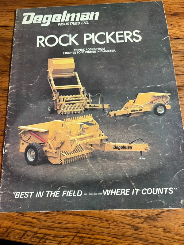 Degelman Rock Pickers Brochure FCCA