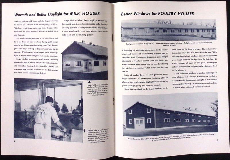 1950 Improved Farm Building Daylighting Brochure Liberty Owens Ford Glass Co gallery