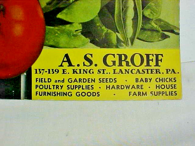 1932 Groff's Annual Seed & Poultry Guide Lancaster PA gallery