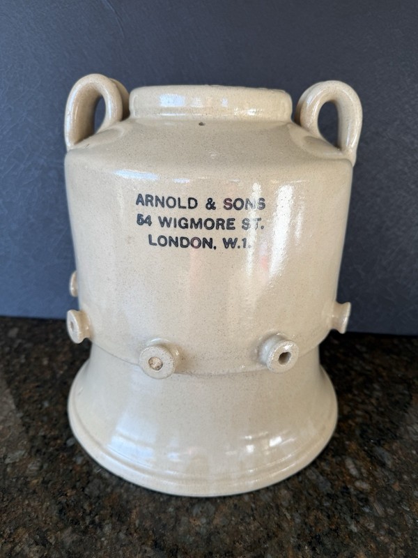 Vintage Arnold & Sons Stoneware Foster Mother – Piglet Feed Farming Veterinary