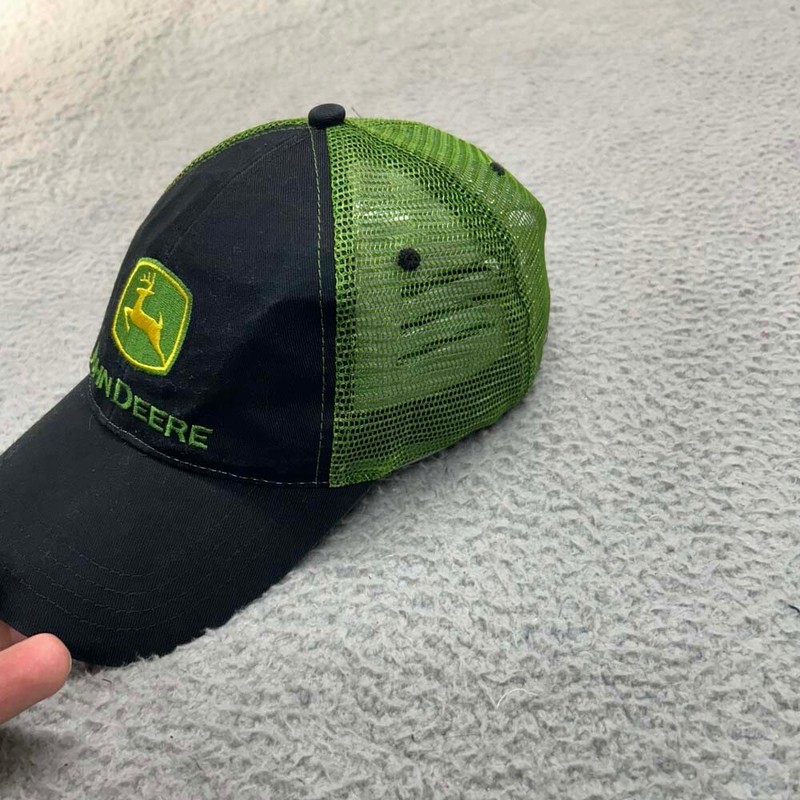 John Deer hat CAP MENS Strapback TRUCKERS FARM MACHINERY RANCH gallery