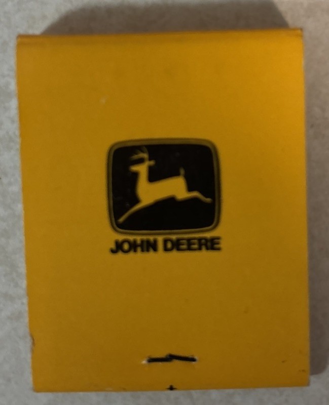 Lot of Four (4) Vintage John Deere Dealership Advertising Matchbooks Unused gallery
