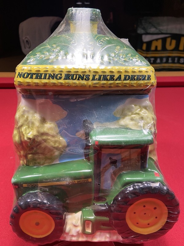 John Deere Tractor Vintage Cookie Jar (original packaging)
