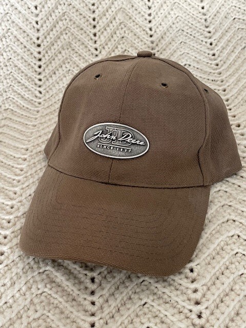 John Deere Since 1837 Beige Baseball Cap