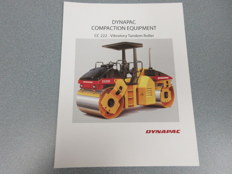 Dynapac CC 222 Roller Compactor Brochure 2 Page