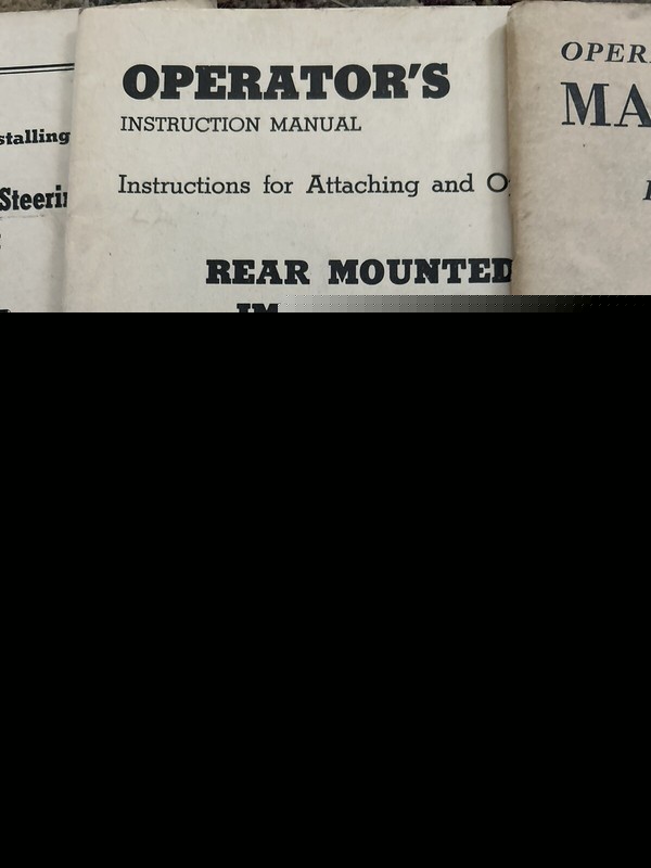 4 Vintage Case Agriculture Machine Operating Manuals gallery