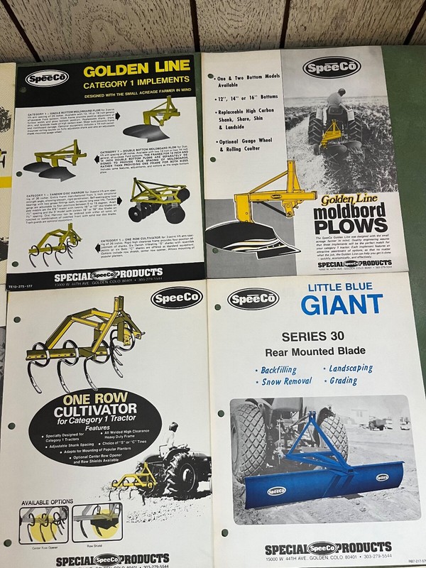 Collection Of SpeeCo Agriculture Equipment Advertising gallery